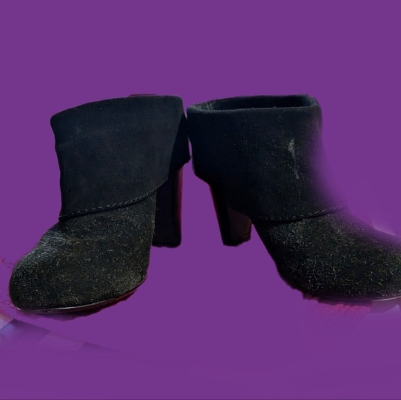 Steve Madden high heeled ankle bootie mules - Picture 3 of 7